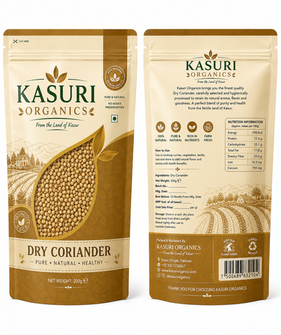 Kasuri Organics Dry Coriander